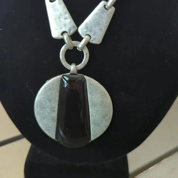 THE Sak women's silver black necklace - Picture 4 of 6